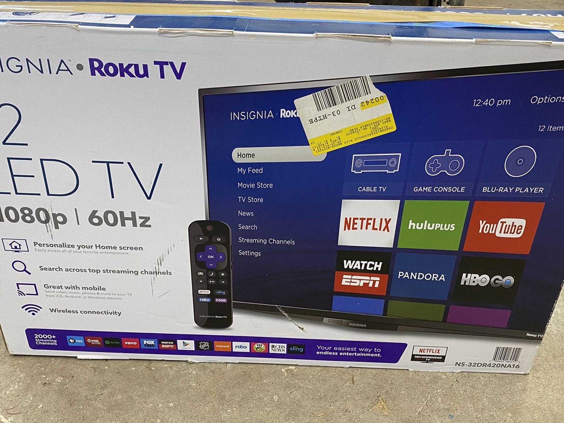 Roku TV Insignia 1080p 32 Inch