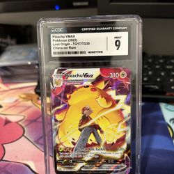 CGC Graded MINT 9 Pikachu Vmax