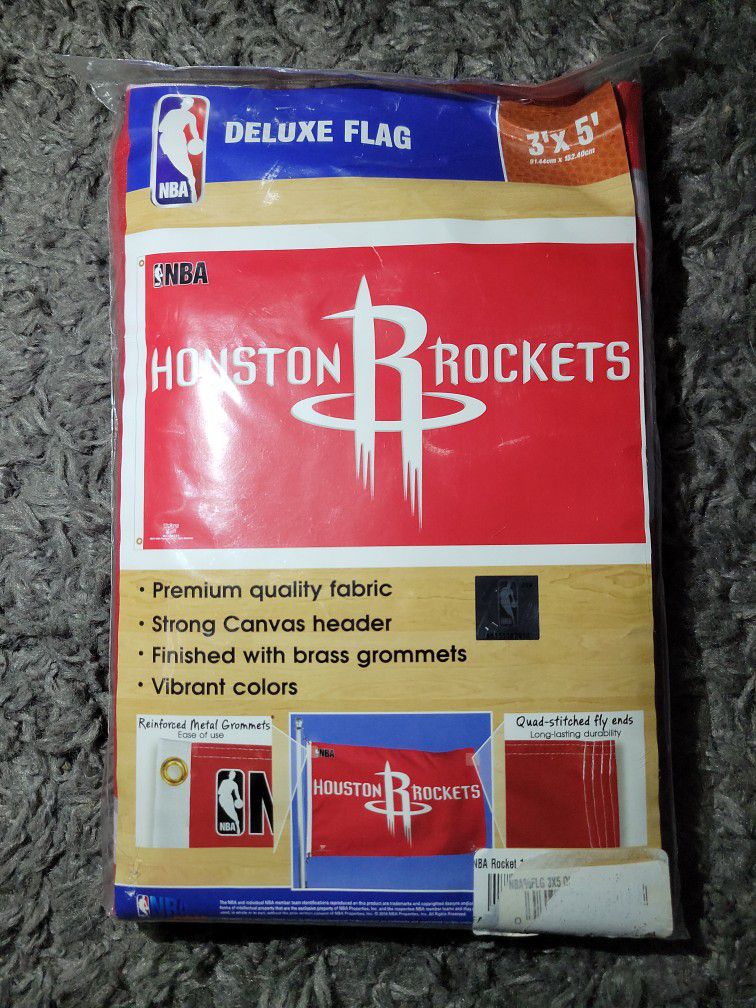 Houston Rockets Deluxe Flag 