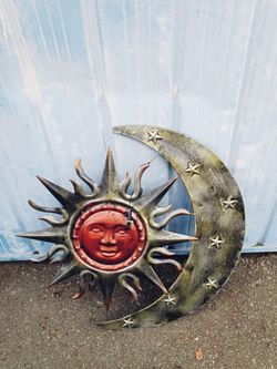 Sun And Moon Metal Art
