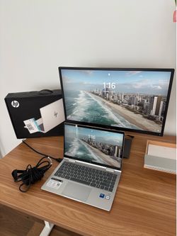 HP Laptop - Envy x360 2-in-1 plus Dell 24” Monitor