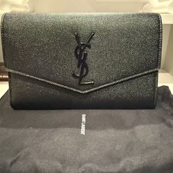 YSL uptown chain wallet