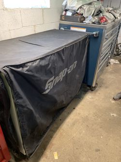 Snap on toolbox cover