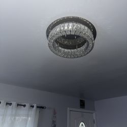 Stunning crystal chandelier led lights, ideal for adding a touch of luxury to your home #glamour #crystalchandelier