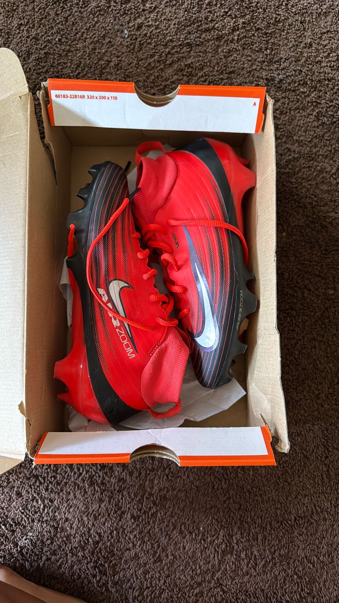 Nike Zoom Air Vapor Football Cleats