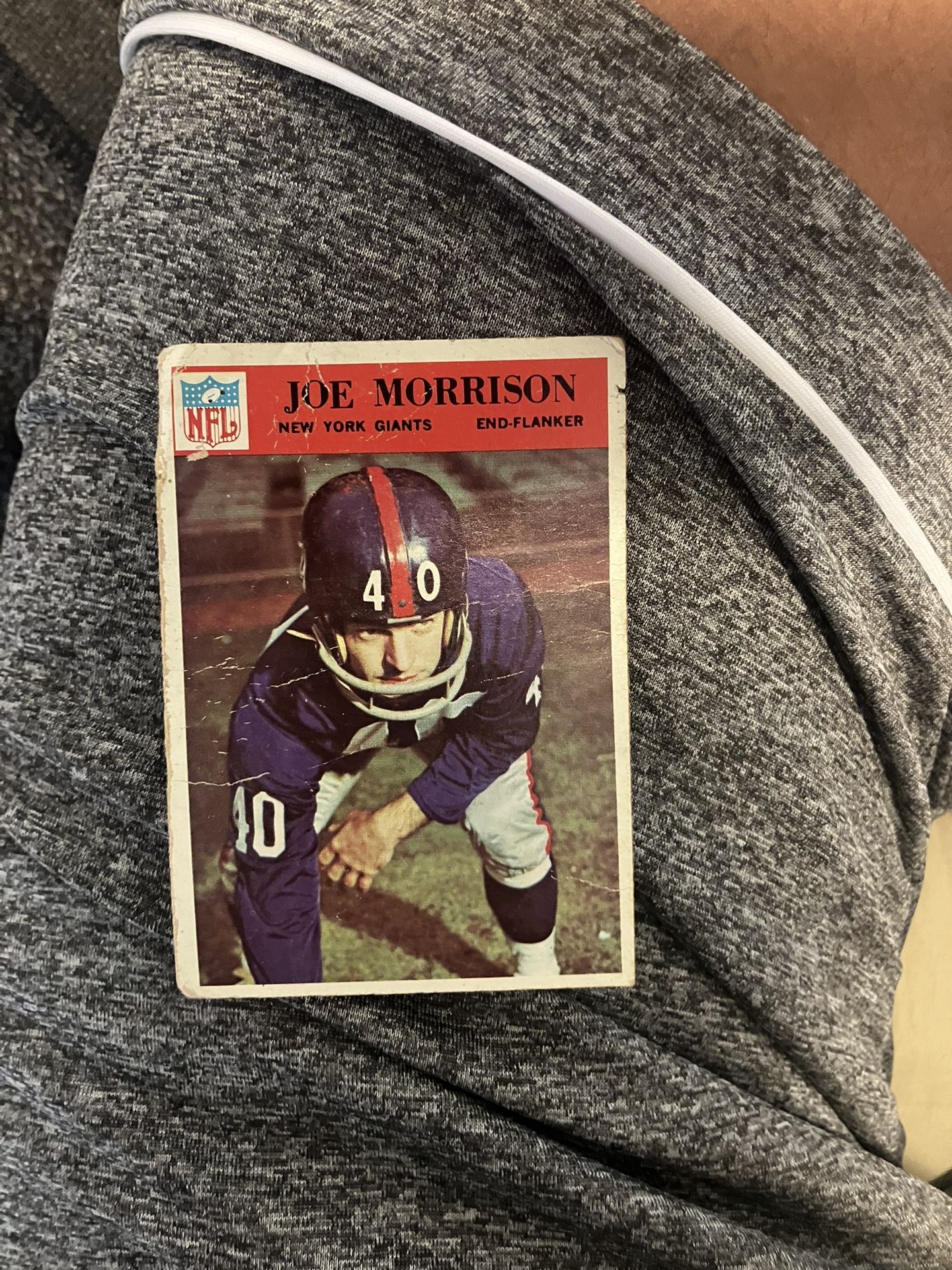 Football Card- JOE MORRISON