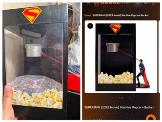 Superman popcorn bucket