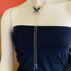 Collar Ajustable Con Cristales/adjustable necklace with crystals