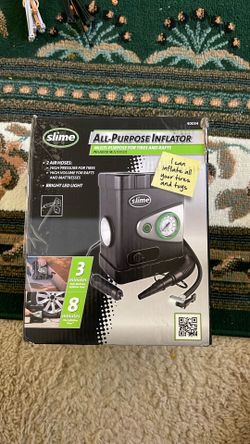 Slime All-Purpose Inflator for Tires and Rafts Model 40034 New Open Box