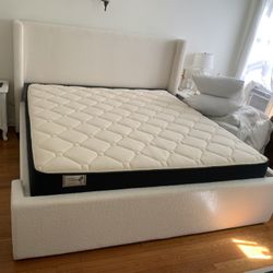 $699 Brand New In Box king Bed Frame With Mattress (read description below)