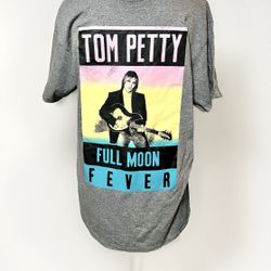 Retro TOM PETTY & the HEARTBREAKERS "Full Moon Fever" Concert Tour T-Shirt