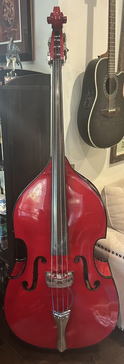 Kind Doublebass Upright Bass Red/Black