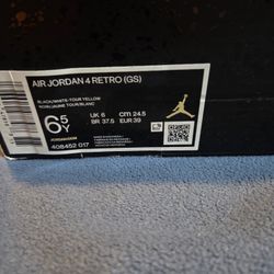 Jordan 4 Yellow Thunder Retro 2023 