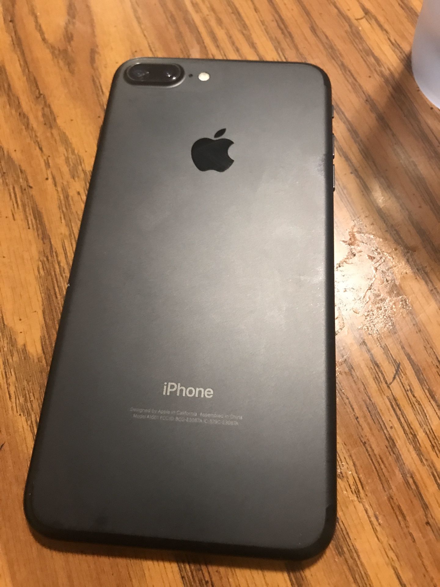 iPhone 7 Plus 32 gigs matte black