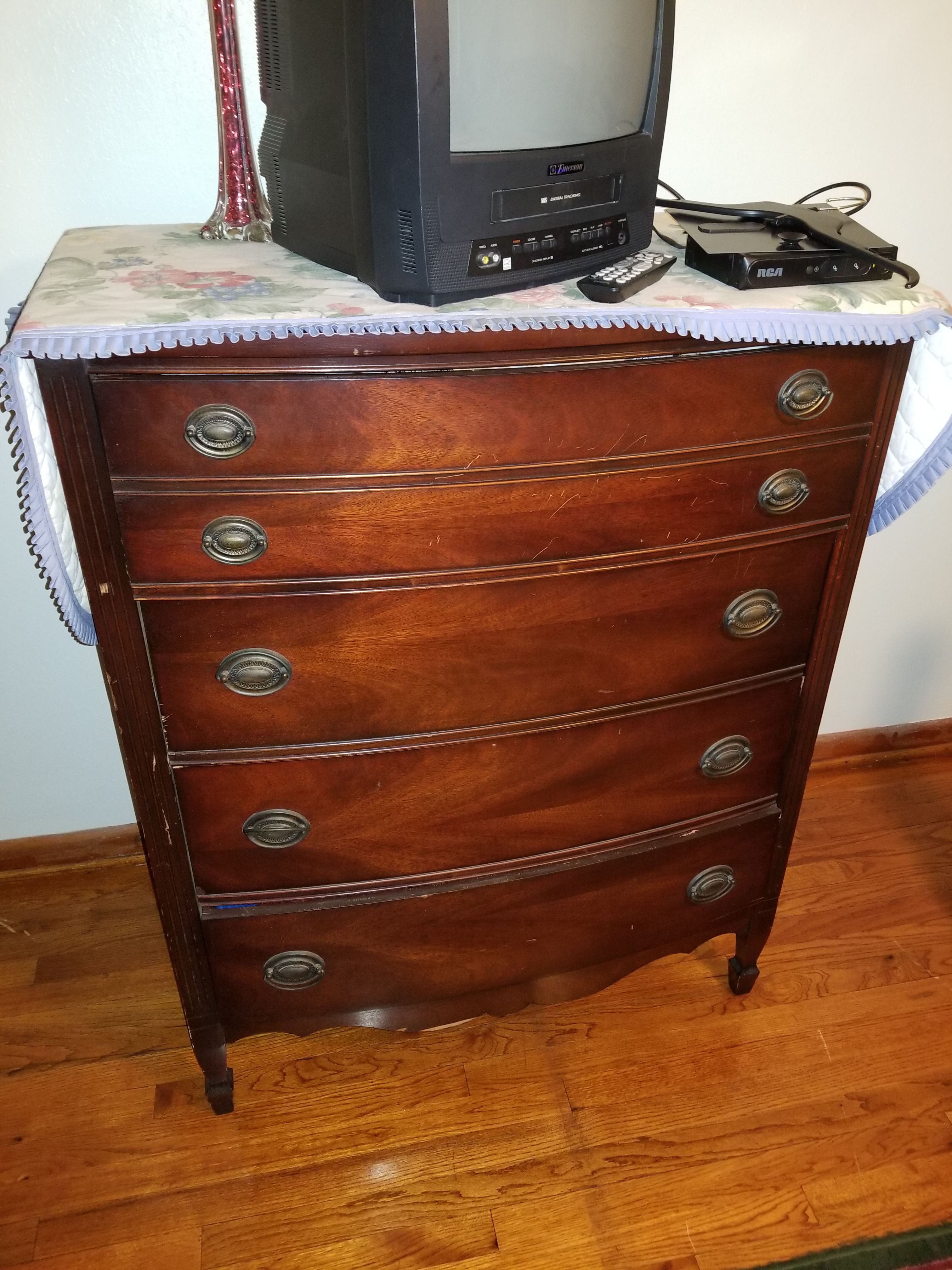 ANTIQUE dresser Height 4ft 5inches W 36 L 17 inches.