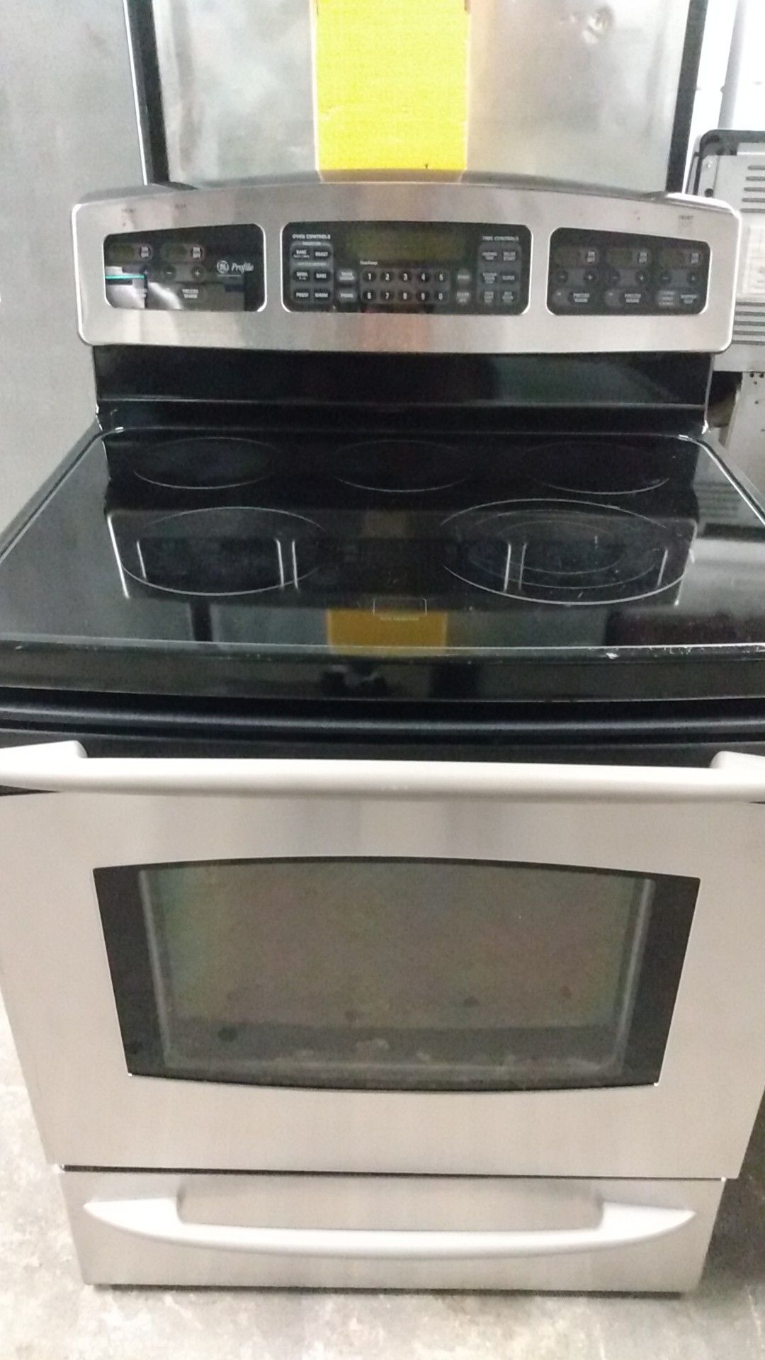 GE stainless steel convection oven Electric stove