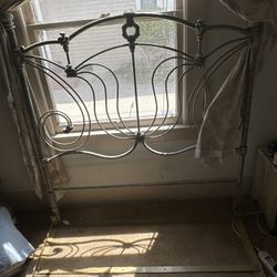 Wrought Iron Standard Headboard and Footbord