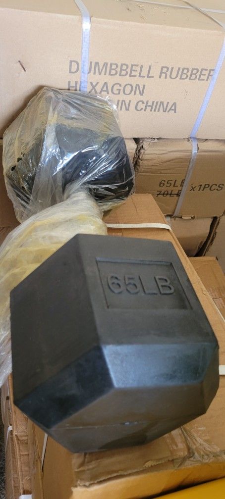 55 and 65 lb Dumbbells $1 per pound, New