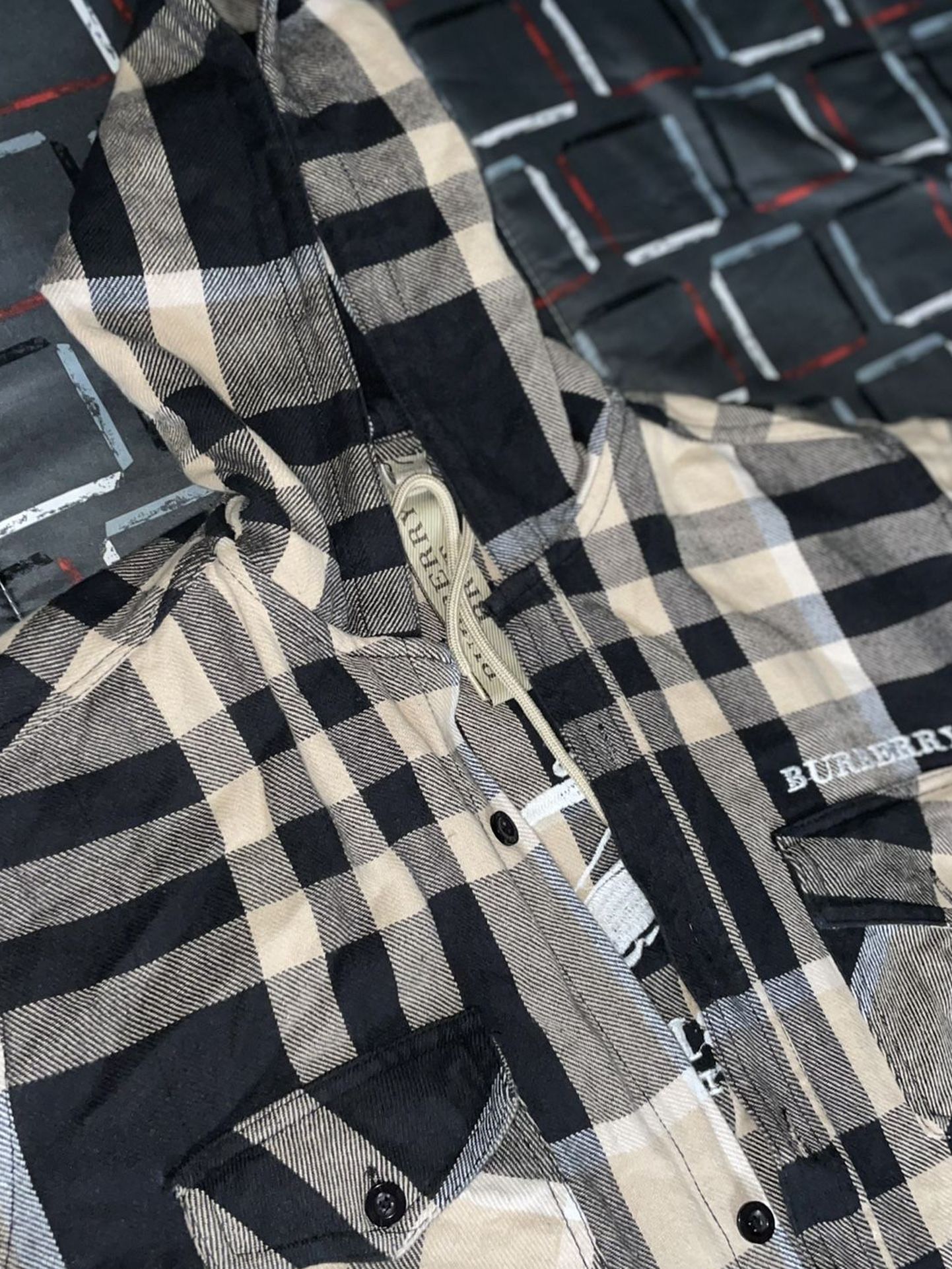 Burberry “Shirt Hoddie”