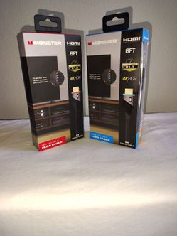 Monster 6Ft HDMI Cables