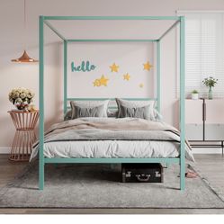 Metal Canopy Bed Frame Size Full