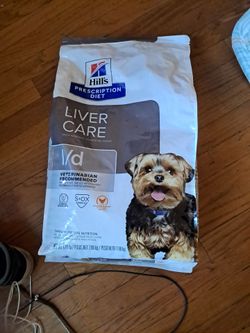 Hill's Prescription Diet l/d Liver Care Chicken Flavor Dry Dog Food, 17.6 lbs.