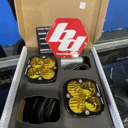 New Baja Designs Squadron Sport Amber Led Por Lights Driving Combo ( Fro Truck Jeep Suv Utv)