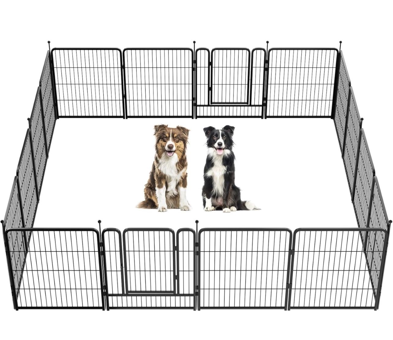 FXW Instant Dog Playpen, Ideal for RVers, Where Portability Meets Sturdiness, 32inch 16 Panels│Patented LDPA001CBK02-A