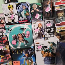 Anime Figures And Funko Pops