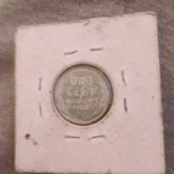 1943 No Mint Mark Steel Zinc Penny 