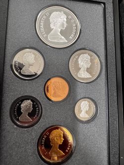 1988 Proof Canadian Coin Set With Silver Dollar