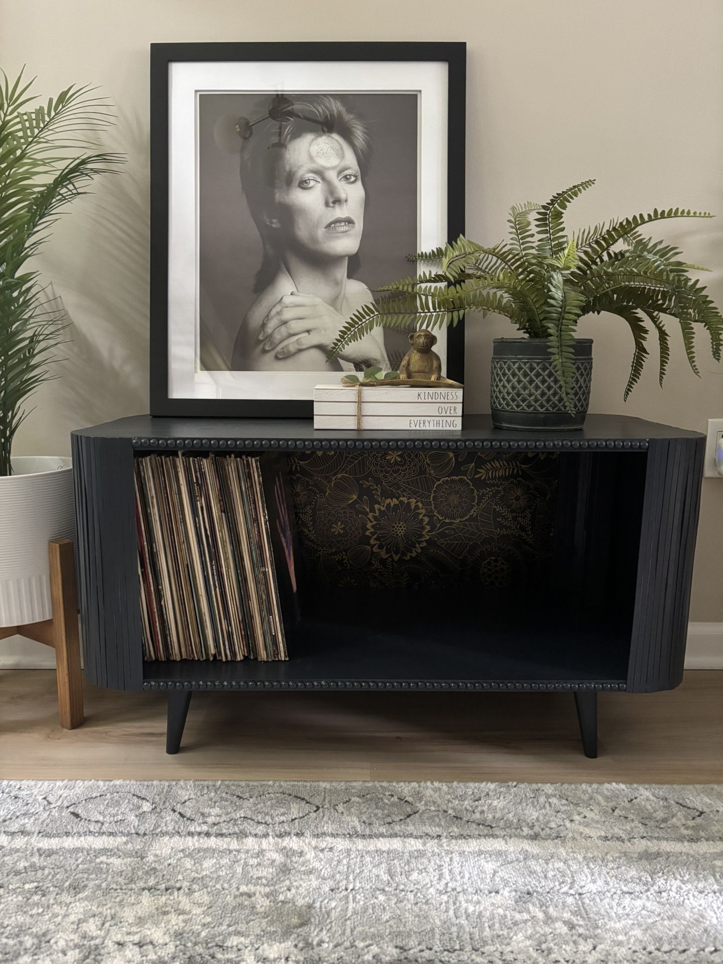 Mid Century Style Record Console