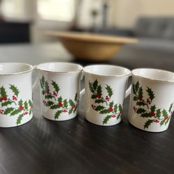 Porcelain Christmas Teacup