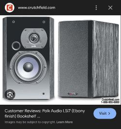 Polk LSi7 Bookshelf speaker pair 