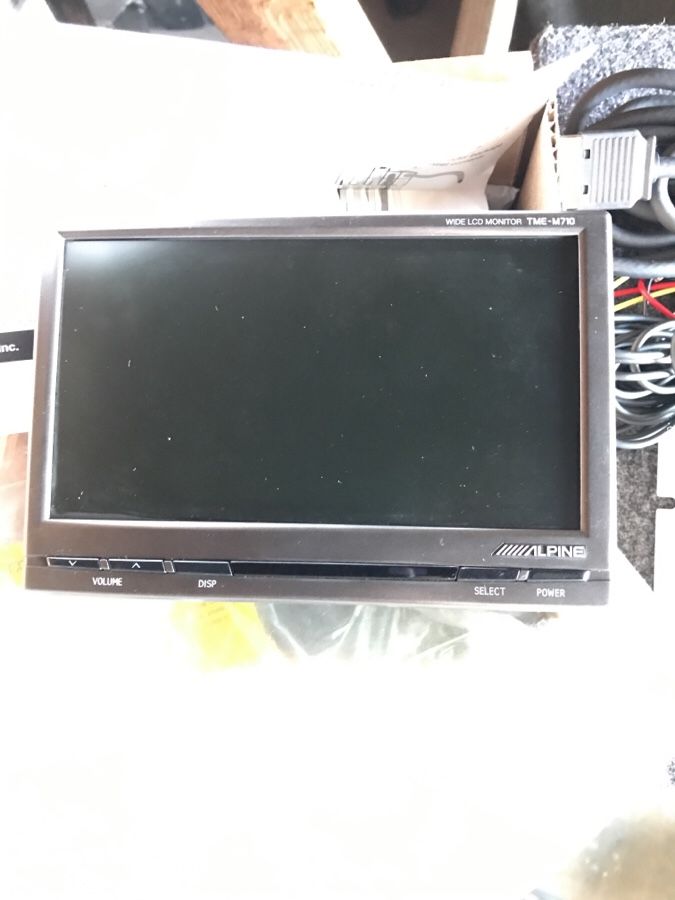 Wide lcd monitor TME-M710 alpine