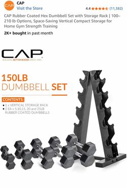 Dumbbells with rack