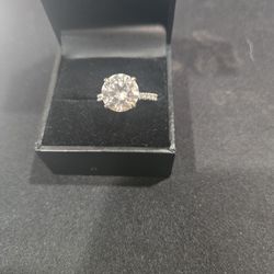 5 Carat lab grown diamond ring