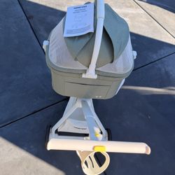 Beberoad Dog Stroller with Bassinet and Storage Basket