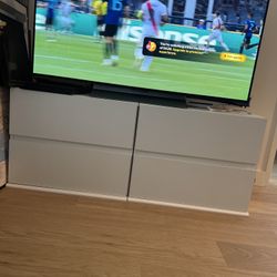 White TV Stand/ nightstand