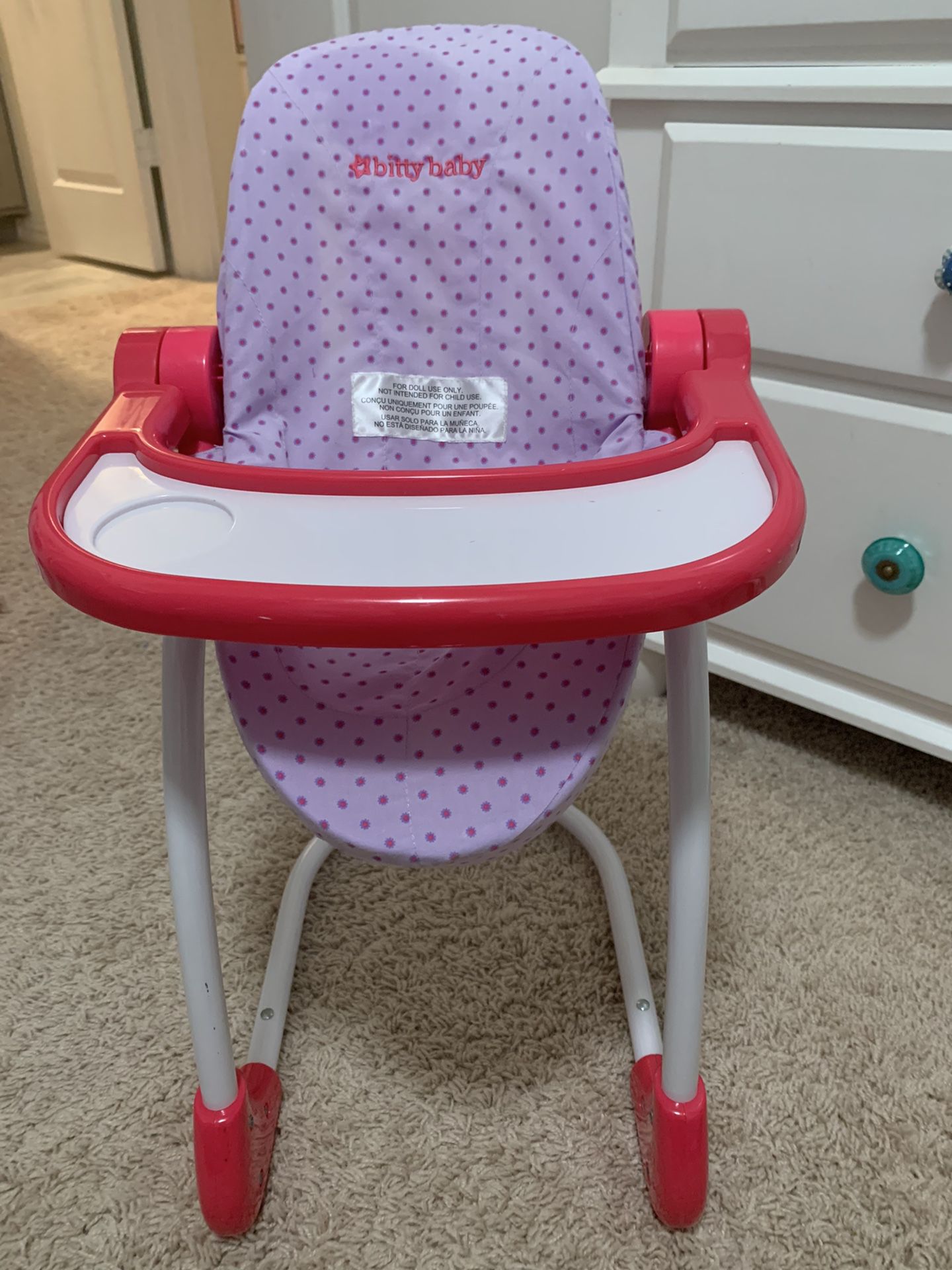 American Girl Bitty Baby High Chair
