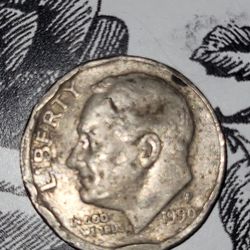 1990 P Dime W/ Multiple Errors