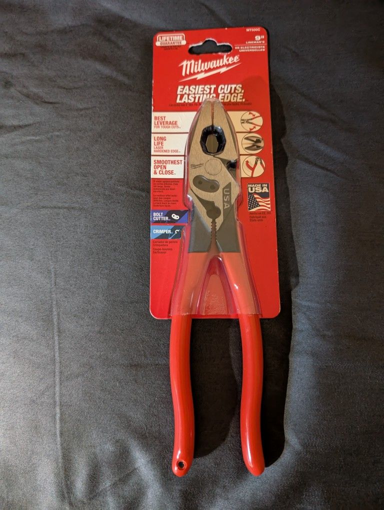 Milwaukee 9" Lineman's Pliers 
