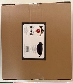 Jim Beam Pre-Seasoned Cast Iron 12" Wok (3) are available for sale