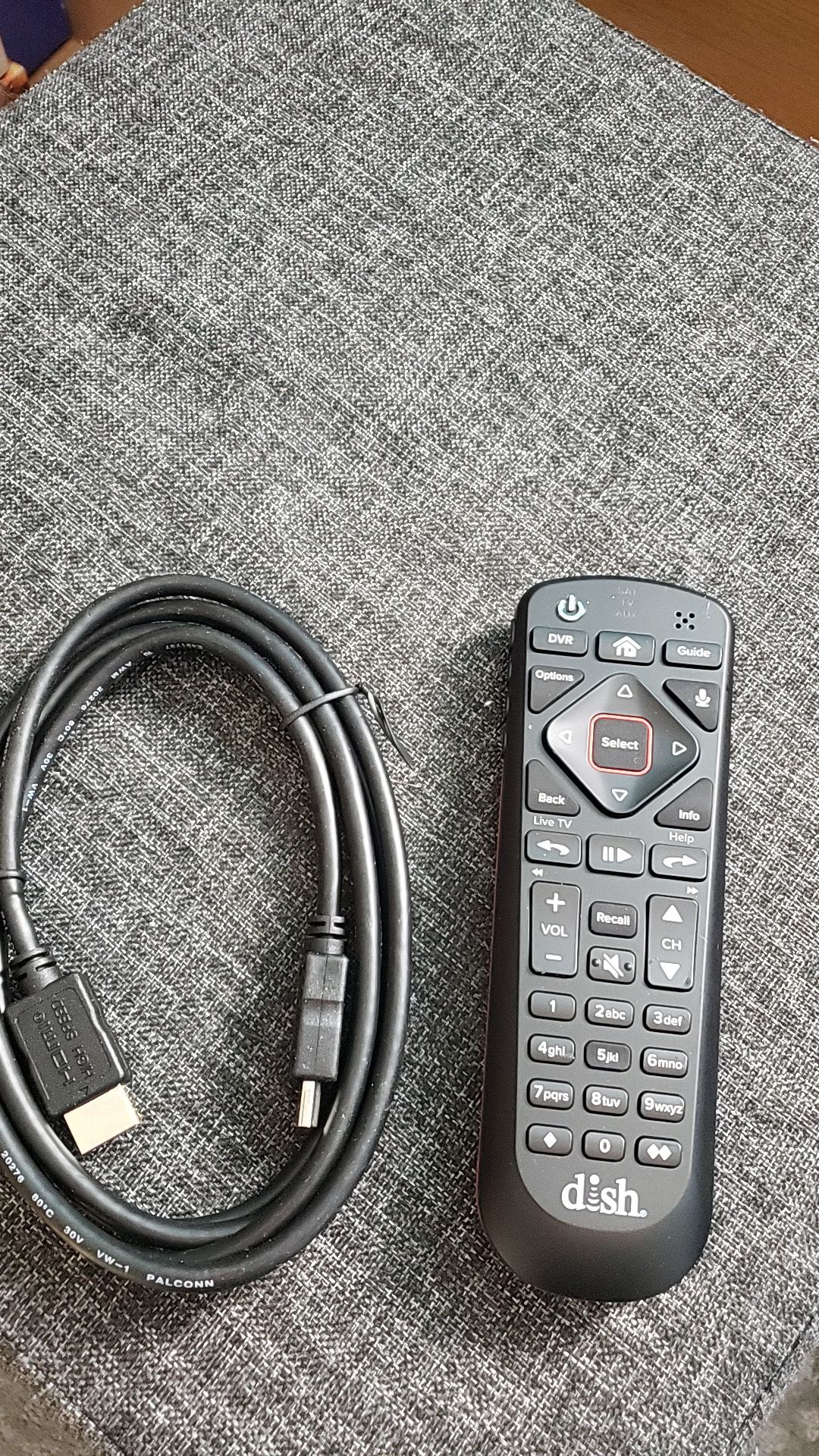 Universal Dish Remote & HDMI Cable