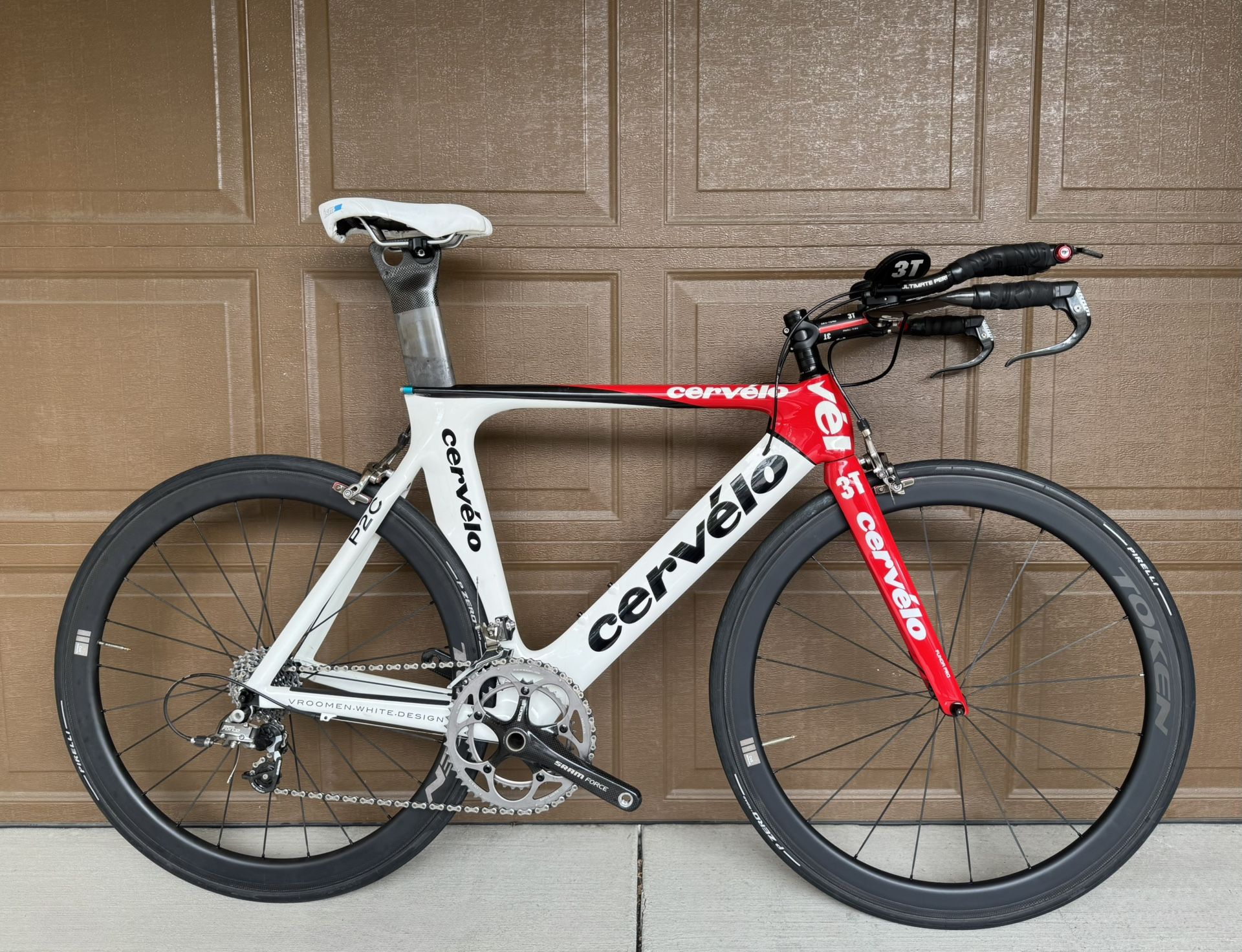 Cervelo P2C Carbon Triathlon/Road Bike 56 CM