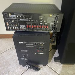 Yamaha Receiver with extras