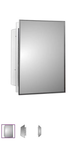 New Unopened Medicine Cabinet Mirror 16” W x 22” H