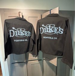 Duke’s Ventura Co. members jackets, one size L & one size M