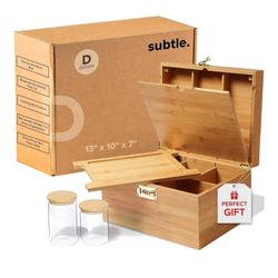 NEW Deluxe Stash Box 7” X 10” X 13”
