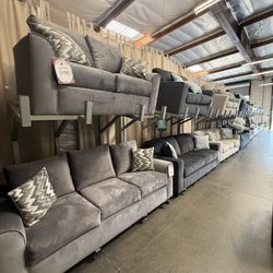 Custom Made Sofa and Love Seat Set